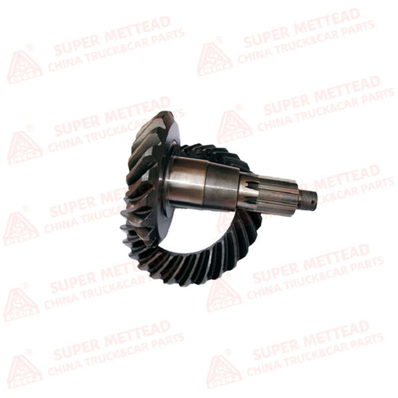 Final Drive Spiral Bevel Gear (Ring & Rinion) (1) Final Drive Spiral Bevel Gear (Ring & Rinion) 199012320181 Sinotruk - Image 1