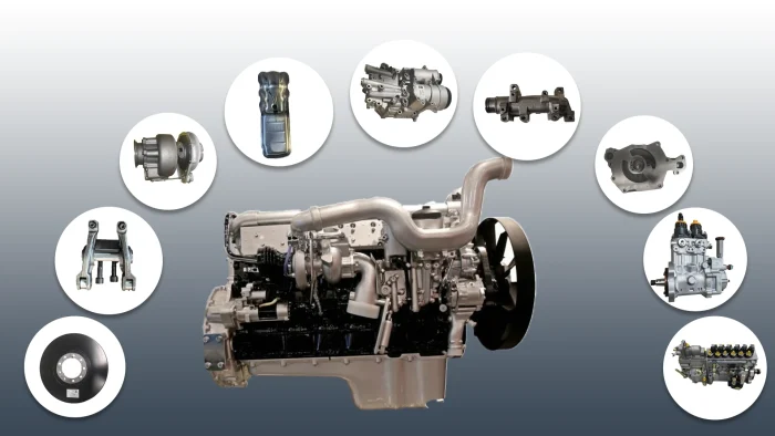 High-quality Sinotruk Sitrak Engine Parts for heavy-duty truck repair