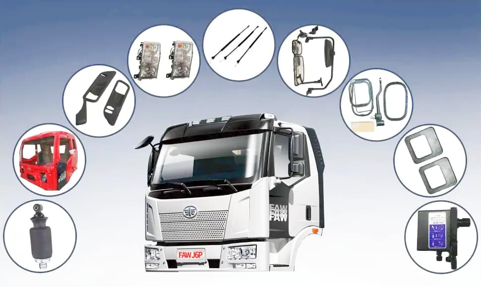 Faw J6 Cabin Parts