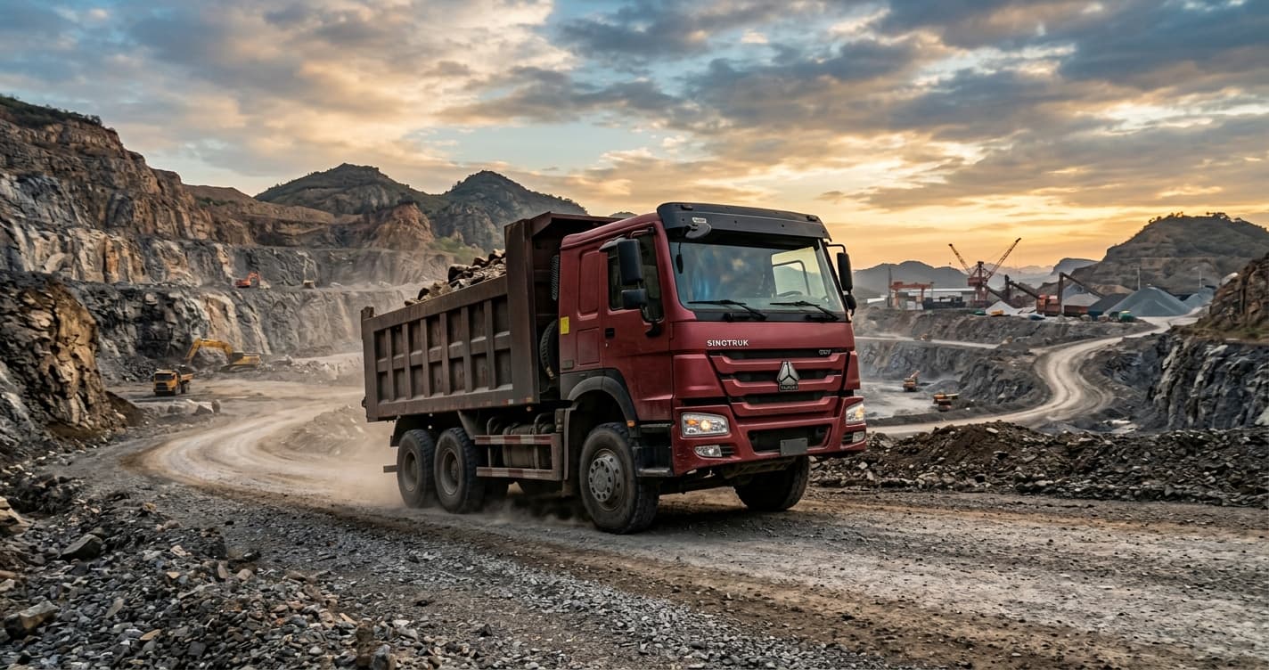 How much is a HOWO dump truck in China