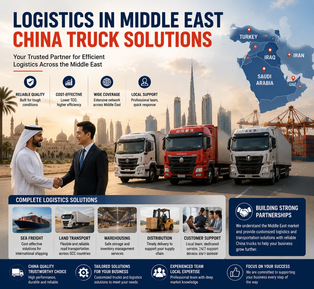 Logistics In Middle East China Truck Solutions