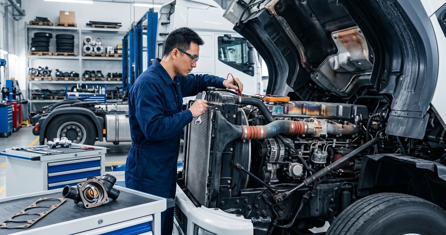 Main Causes of Truck Engine Overheating and Fault Diagnosis