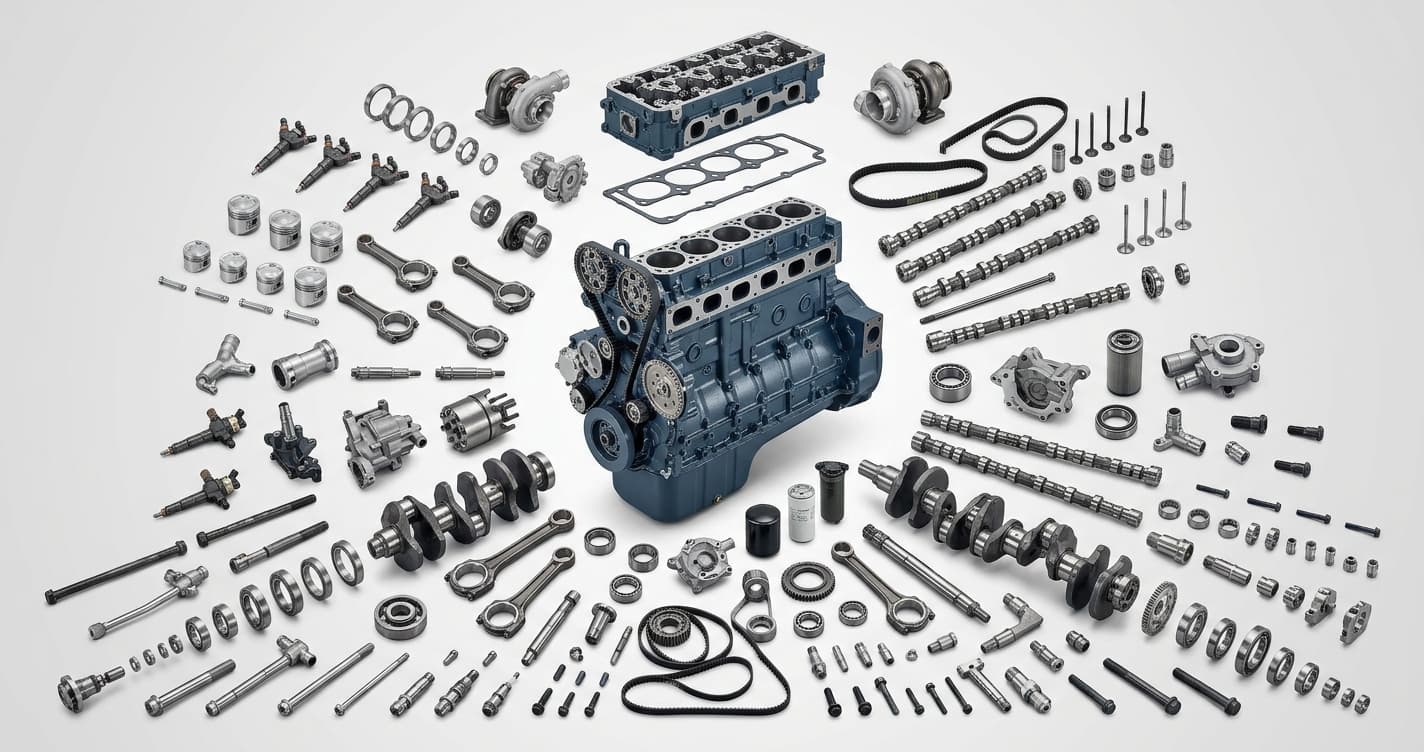 Truck Engine Replacement-engine parts