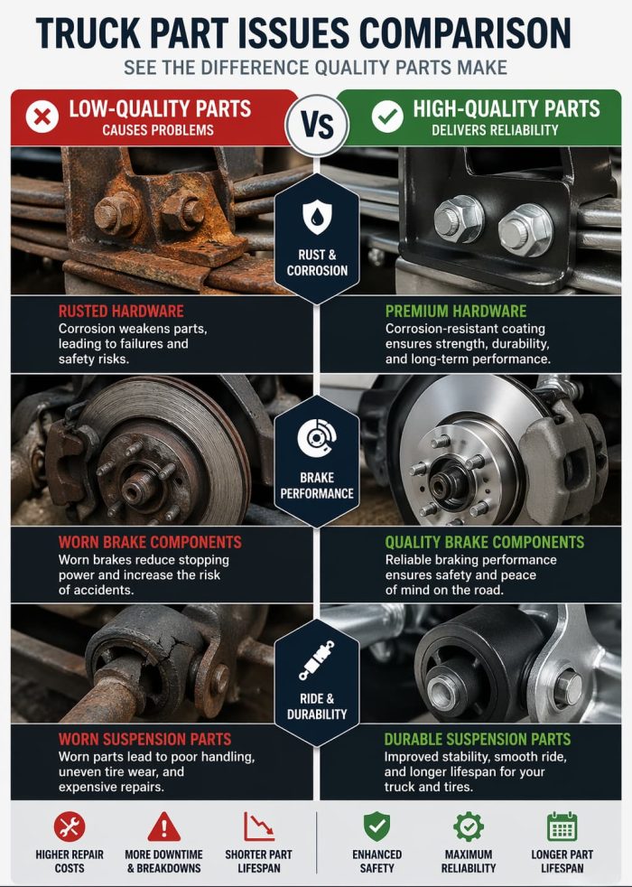 Truck Part Issues Comparison