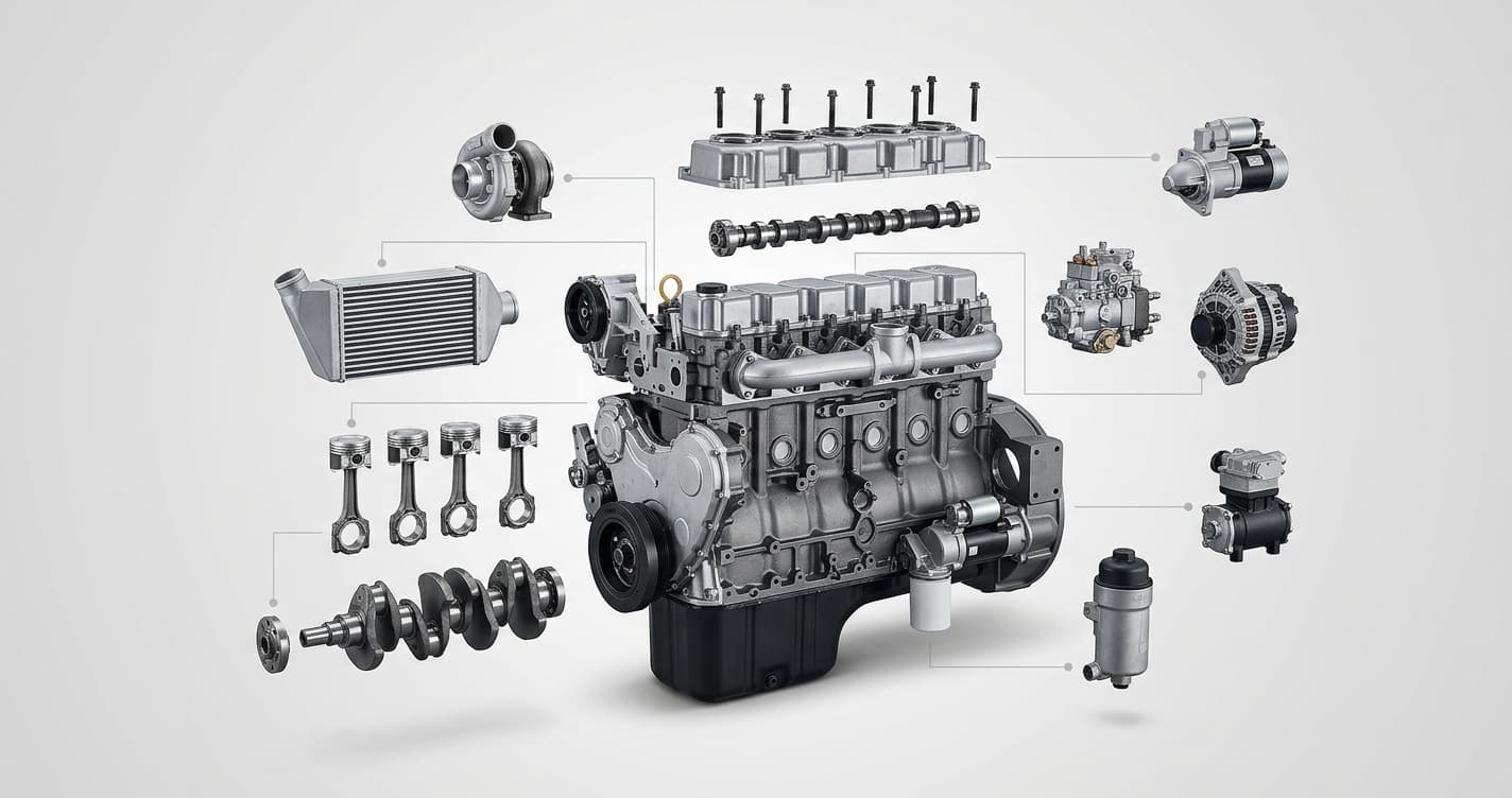 Why Repair Shops Buy Sinotruk Truck Parts Directly From China-engine