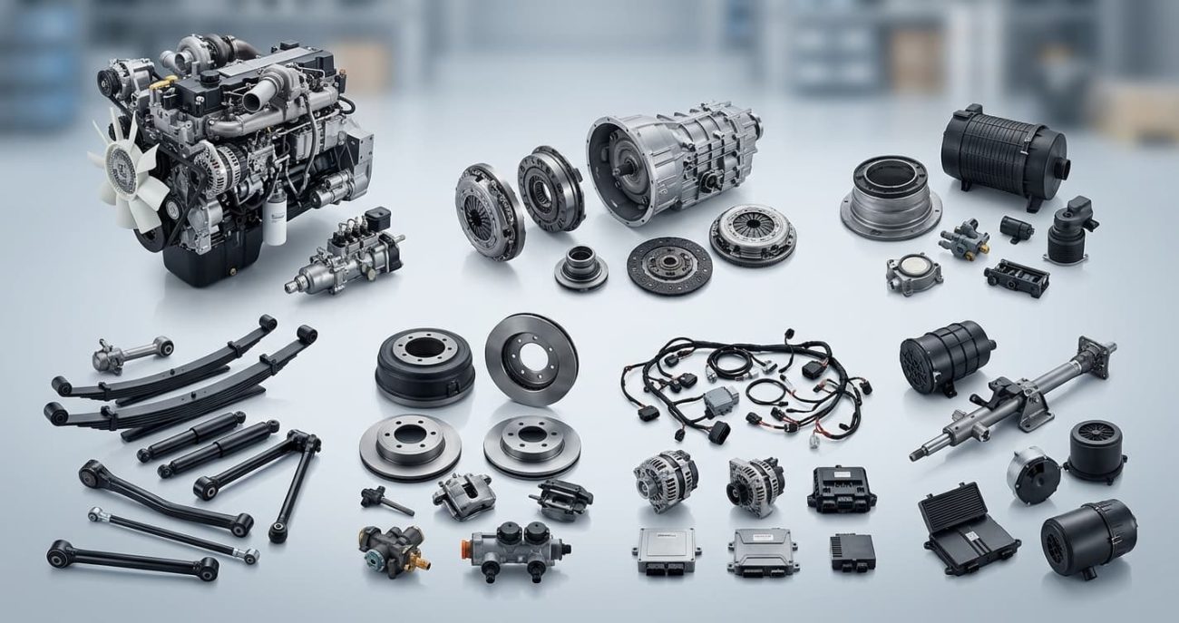 heavy duty truck parts exporter