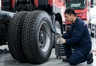 how to truck check tirepressure