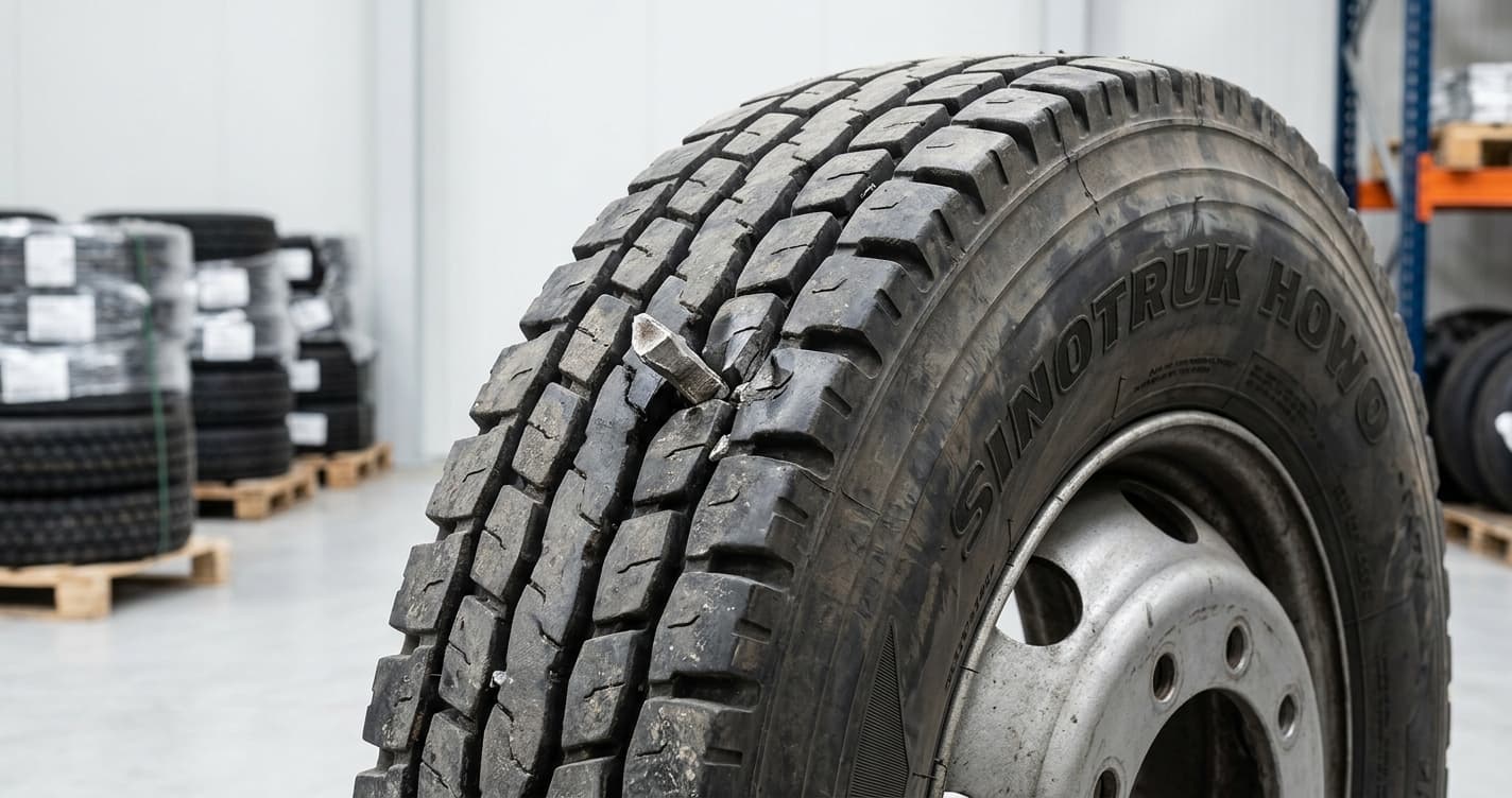 how to truck check tirepressure-tire