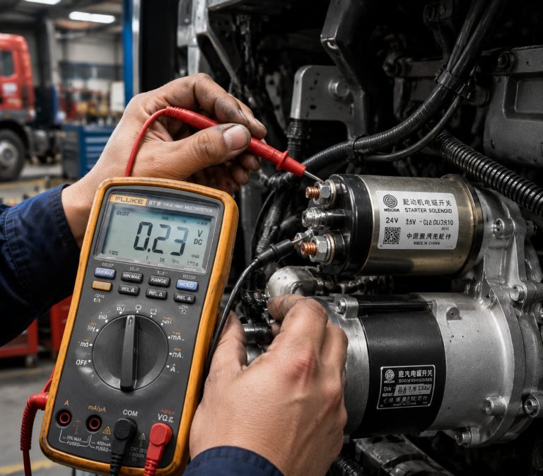 Advanced-Electrical-Testing- Voltage-Drop-and-Current-Draw-starter-motor