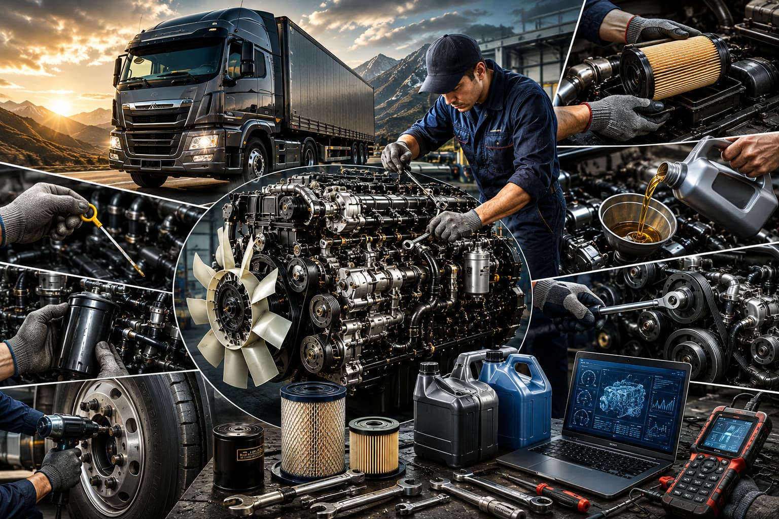 Best Practices for Maintaining Heavy Truck Diesel Engines-parts