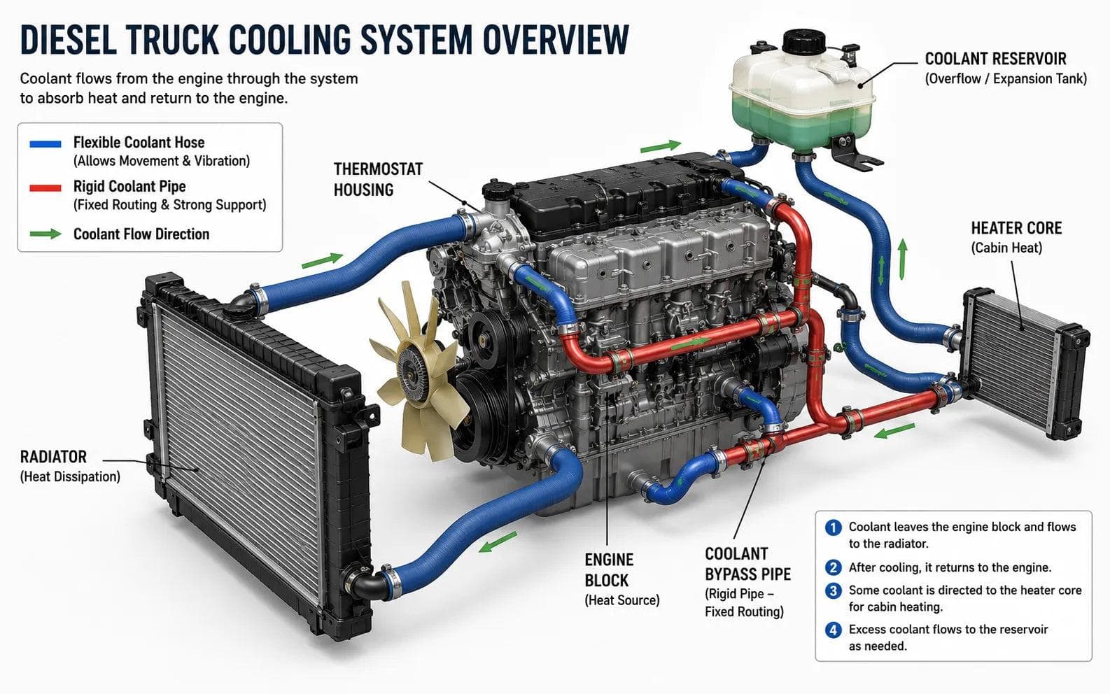 Diesel Engine Challenges in Long-Haul Transportation