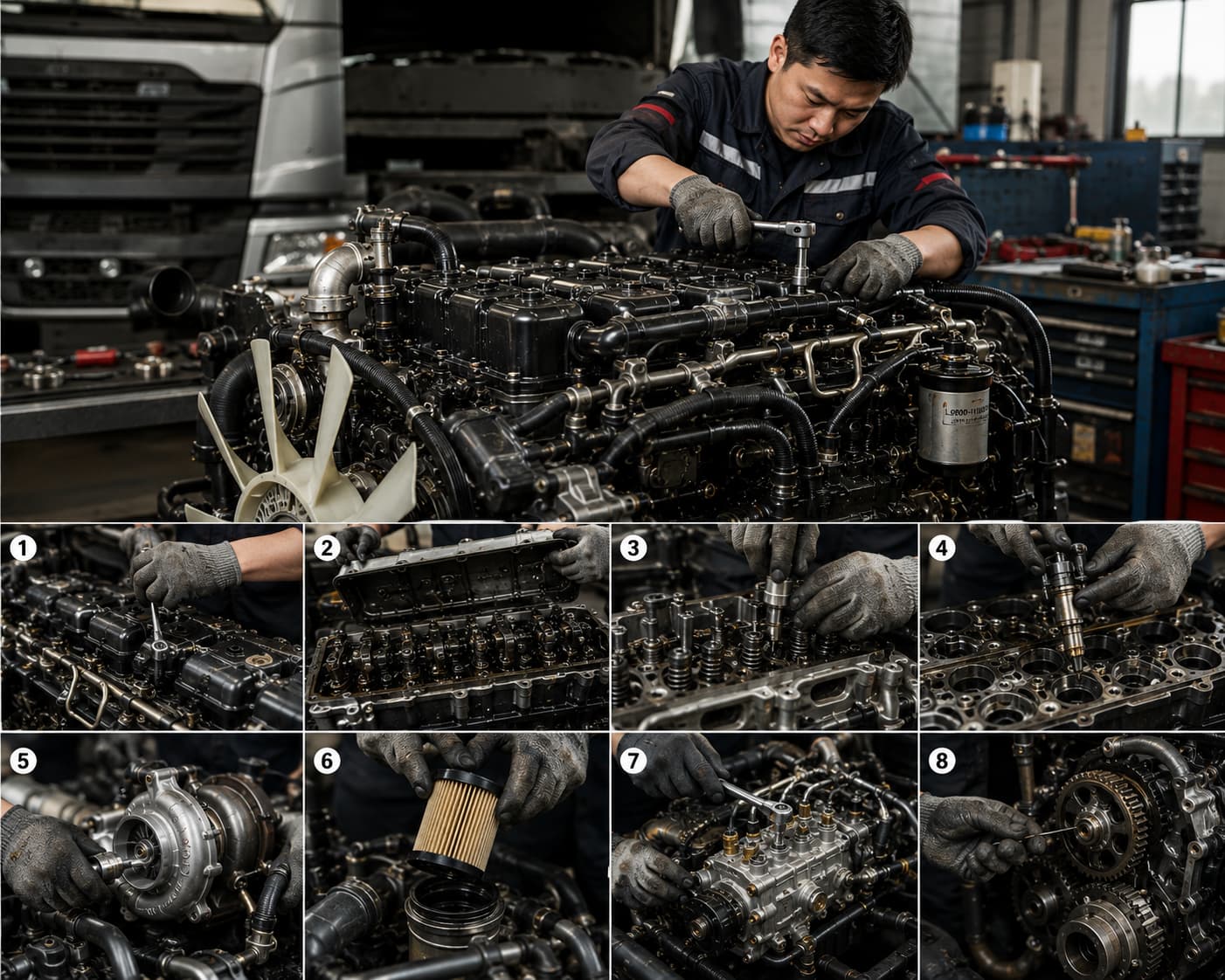 Essential Diesel Engine Parts Every Fleet Owner Should Know-maintance