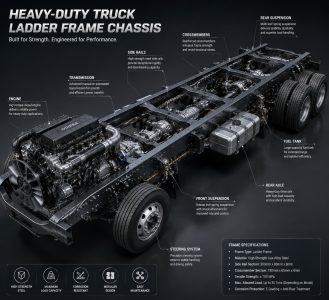 HEAVY-DUTY-TRUCKLADDER-FRAME-CHASSIS