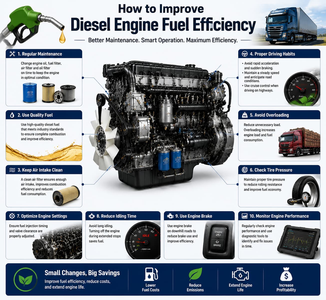 How to Improve Diesel Engine Fuel Efficiency-engine