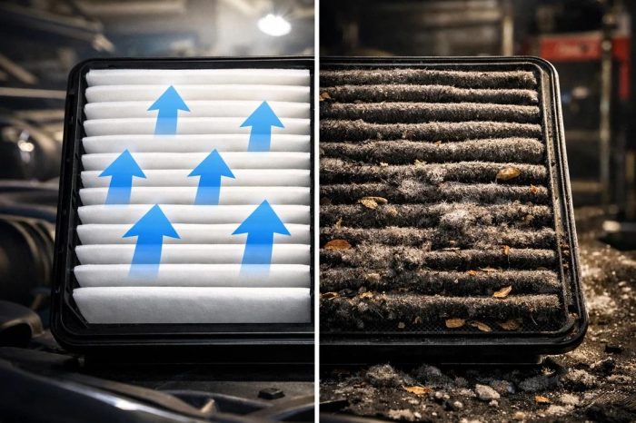 Reduced-Airflow-to-the-Engine-air-filter