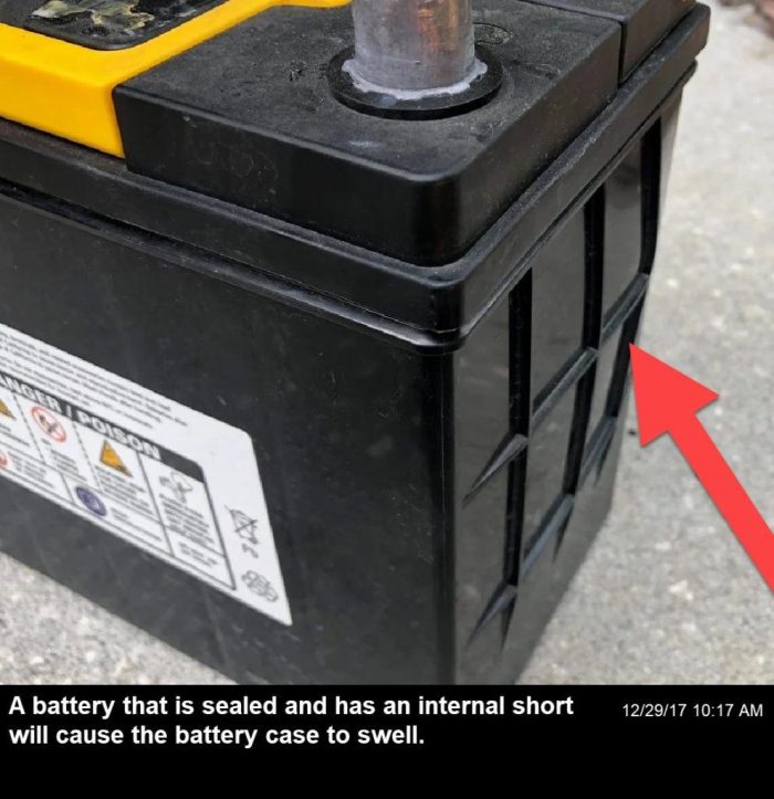 Swollen-or-Bloated-Battery-Case-truck-battery