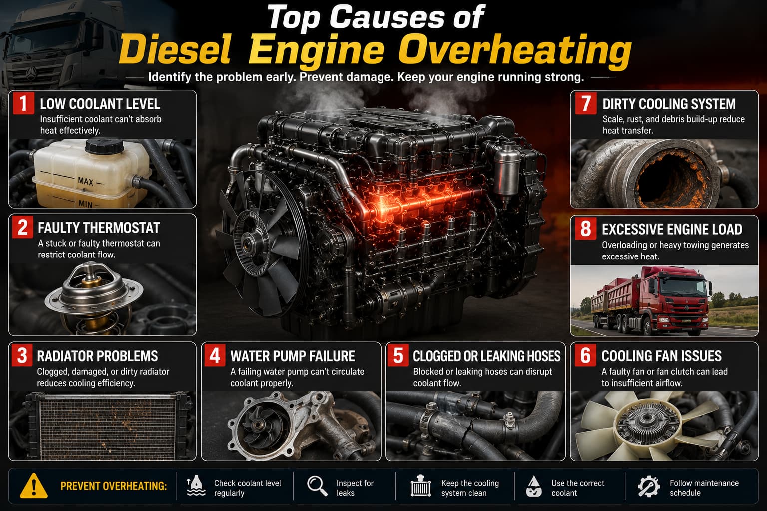 Top Causes of Diesel Engine Overheating