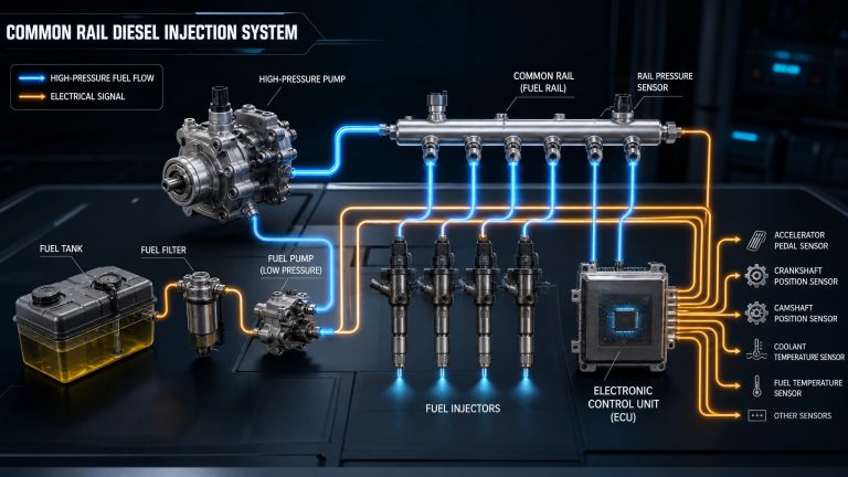 common_rail_system_layout