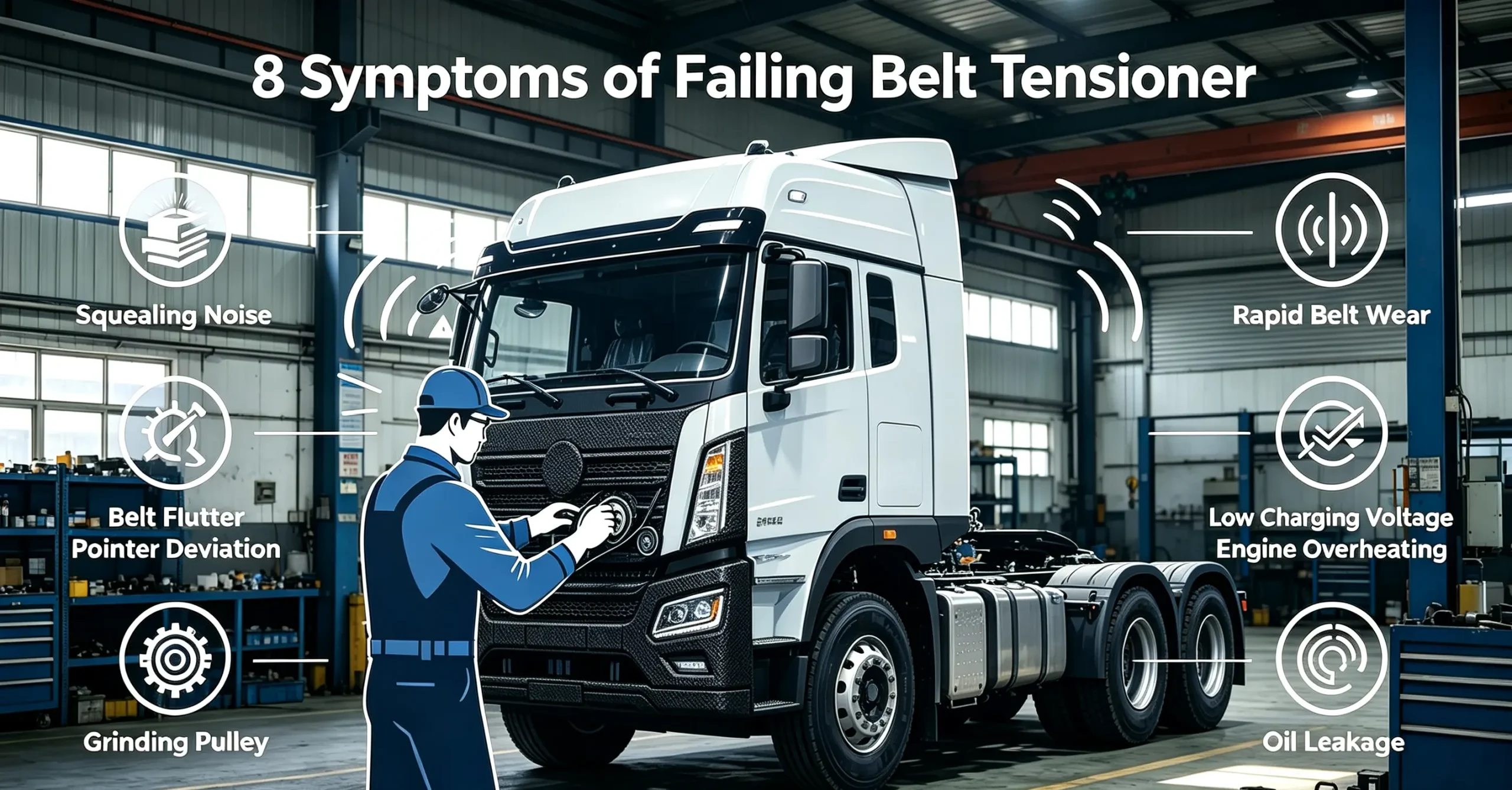 8 Symptoms of Failing Belt Tensioner
