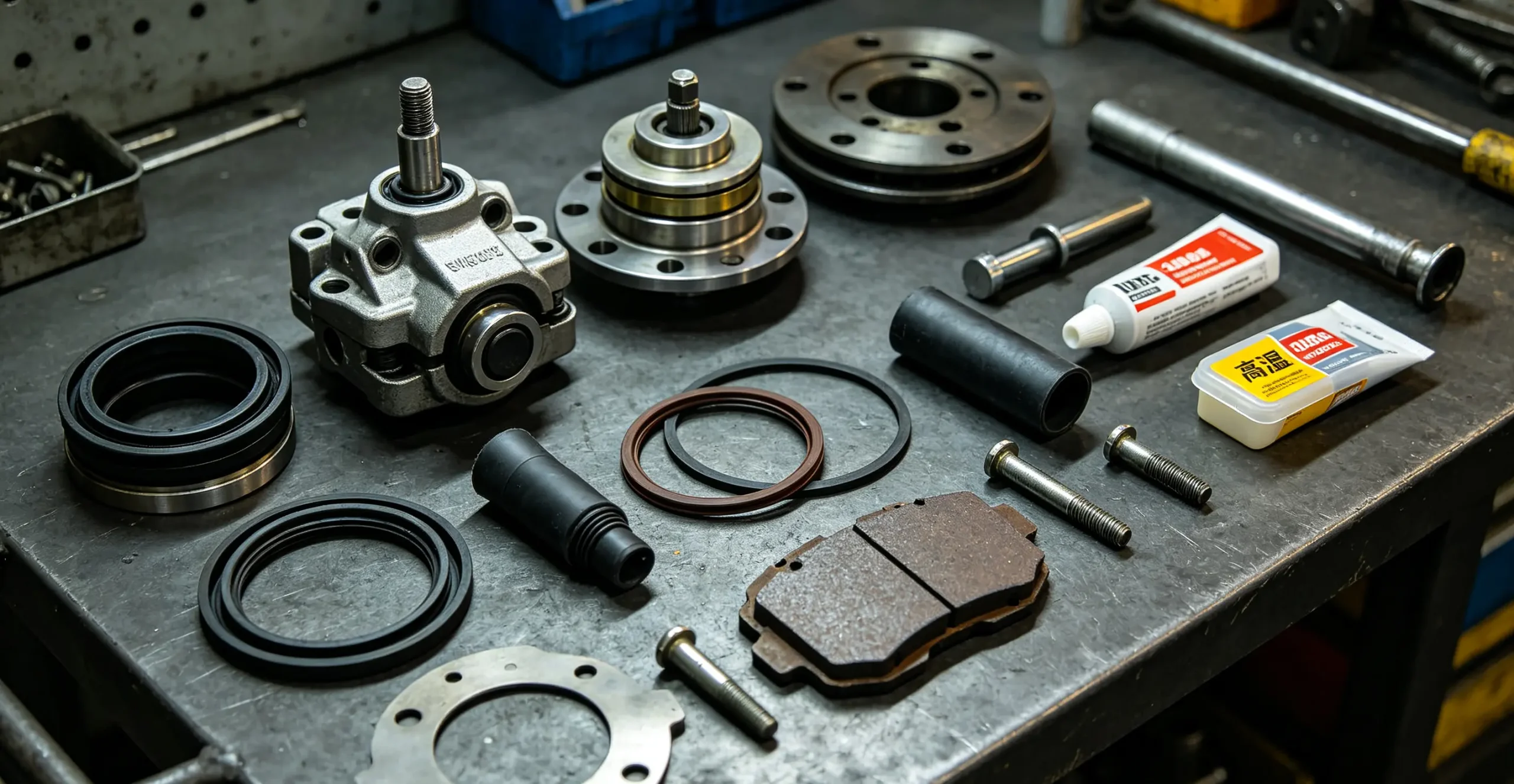 Complete Brake Caliper Repair Kit Accessories