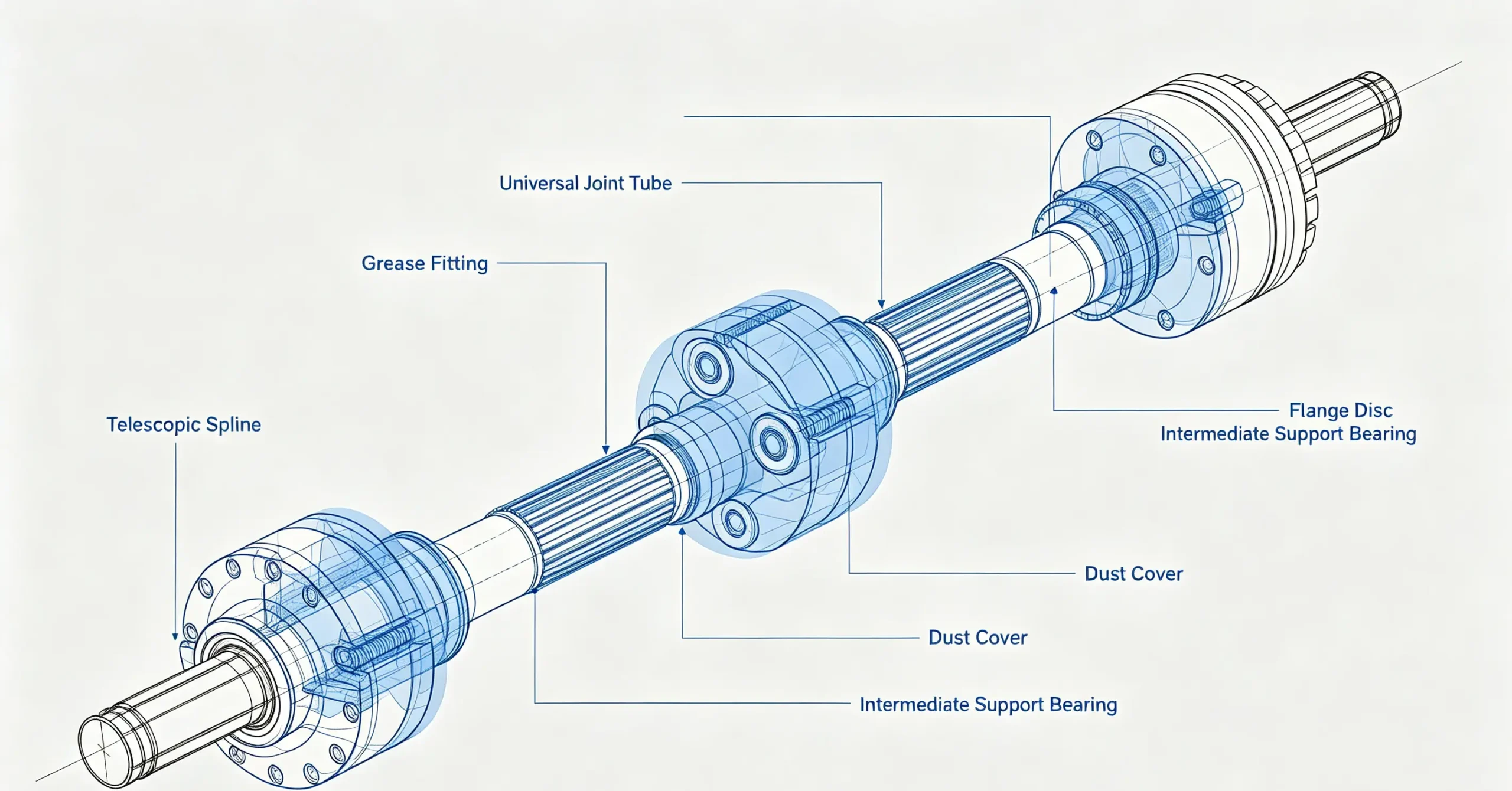 Core Structure of Truck Transmission Shaft