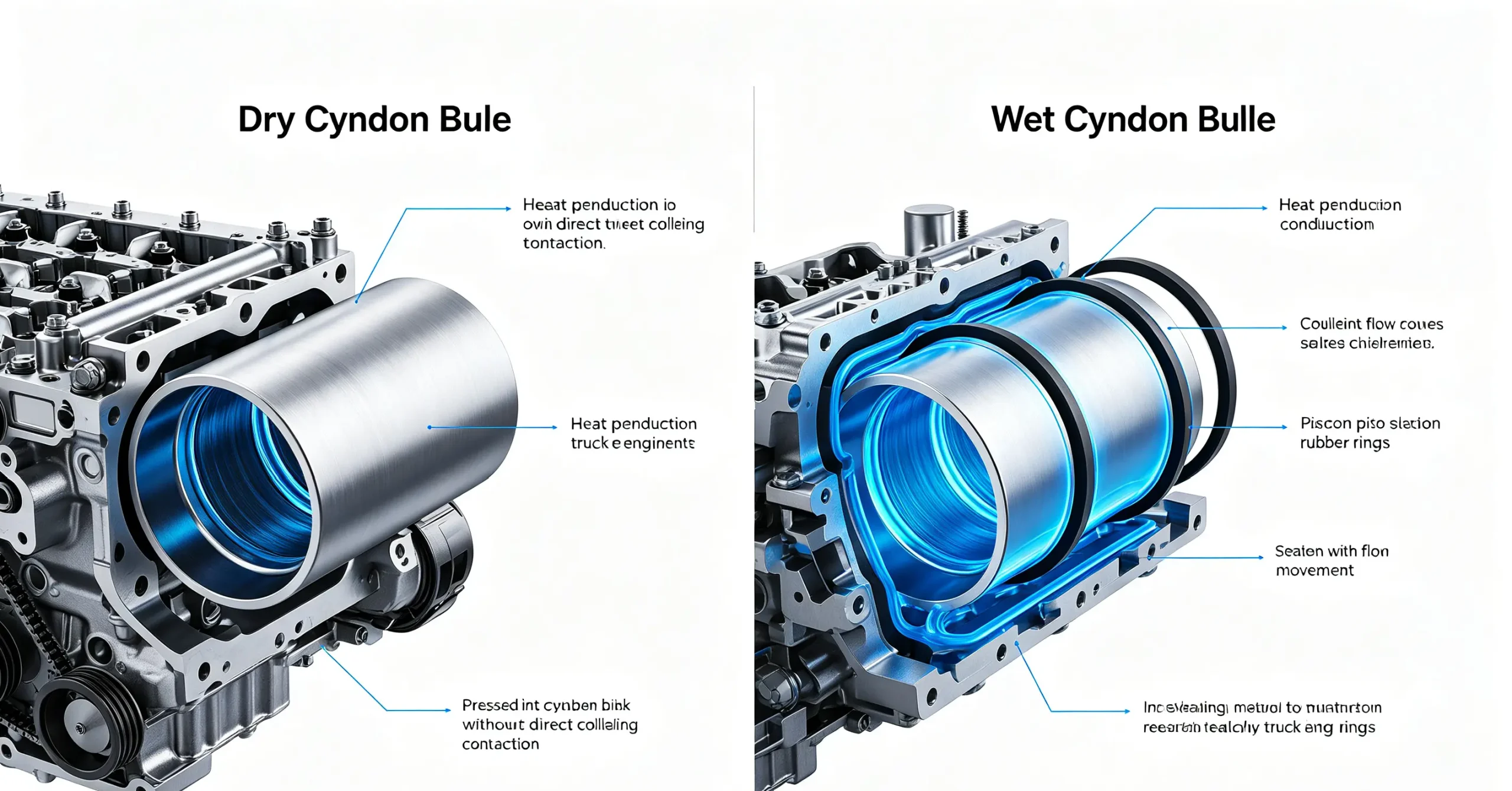 Dry vs Wet Cylinder Sleeve