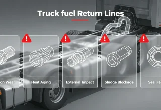 Five Common Failure Causes of Truck Fuel Return Lines
