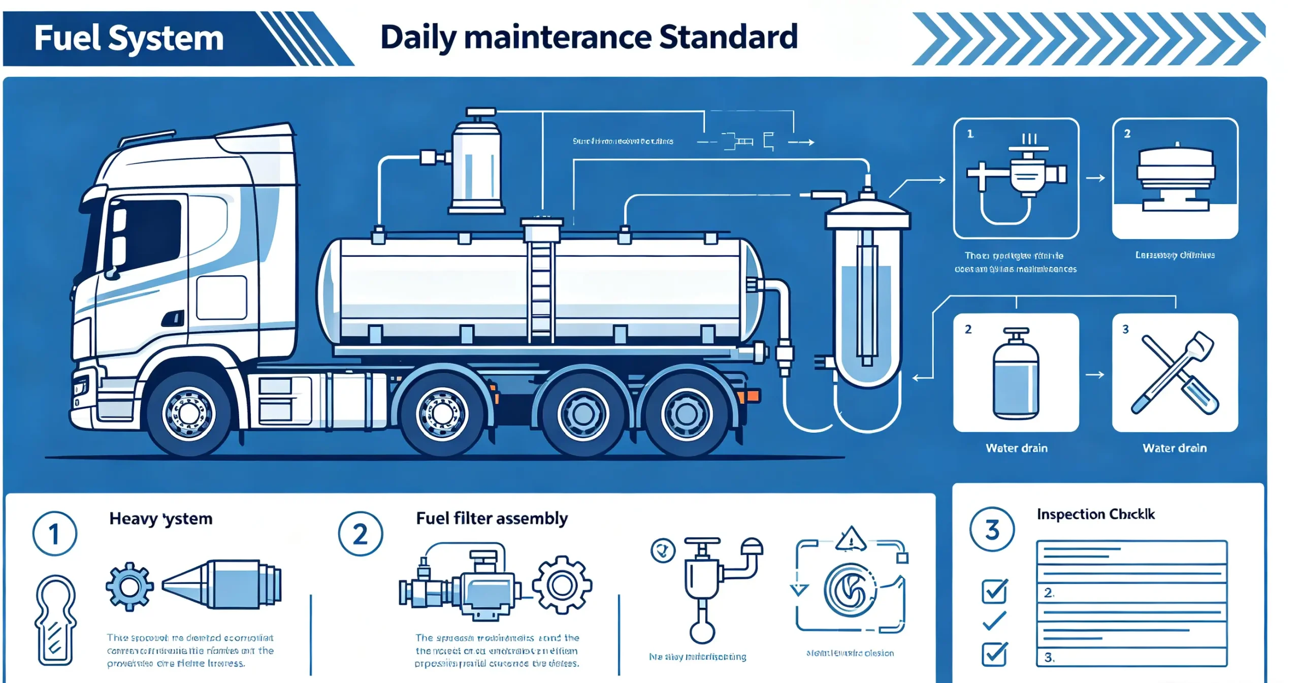 Fuel System Daily Maintenance Standard Chart
