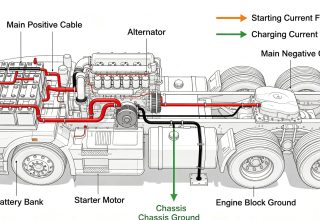 Heavy-Duty-Truck-Battery-Cable-System-Diagram