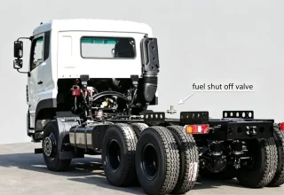 Heavy Truck Fuel Shut Off Valve Chassis Installation Diagram