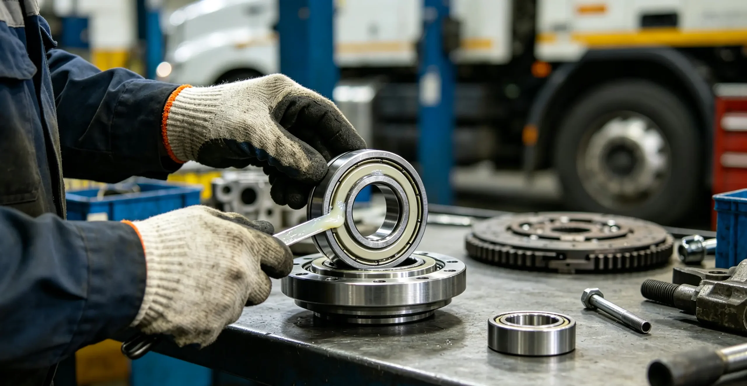 Install the New Release Bearing