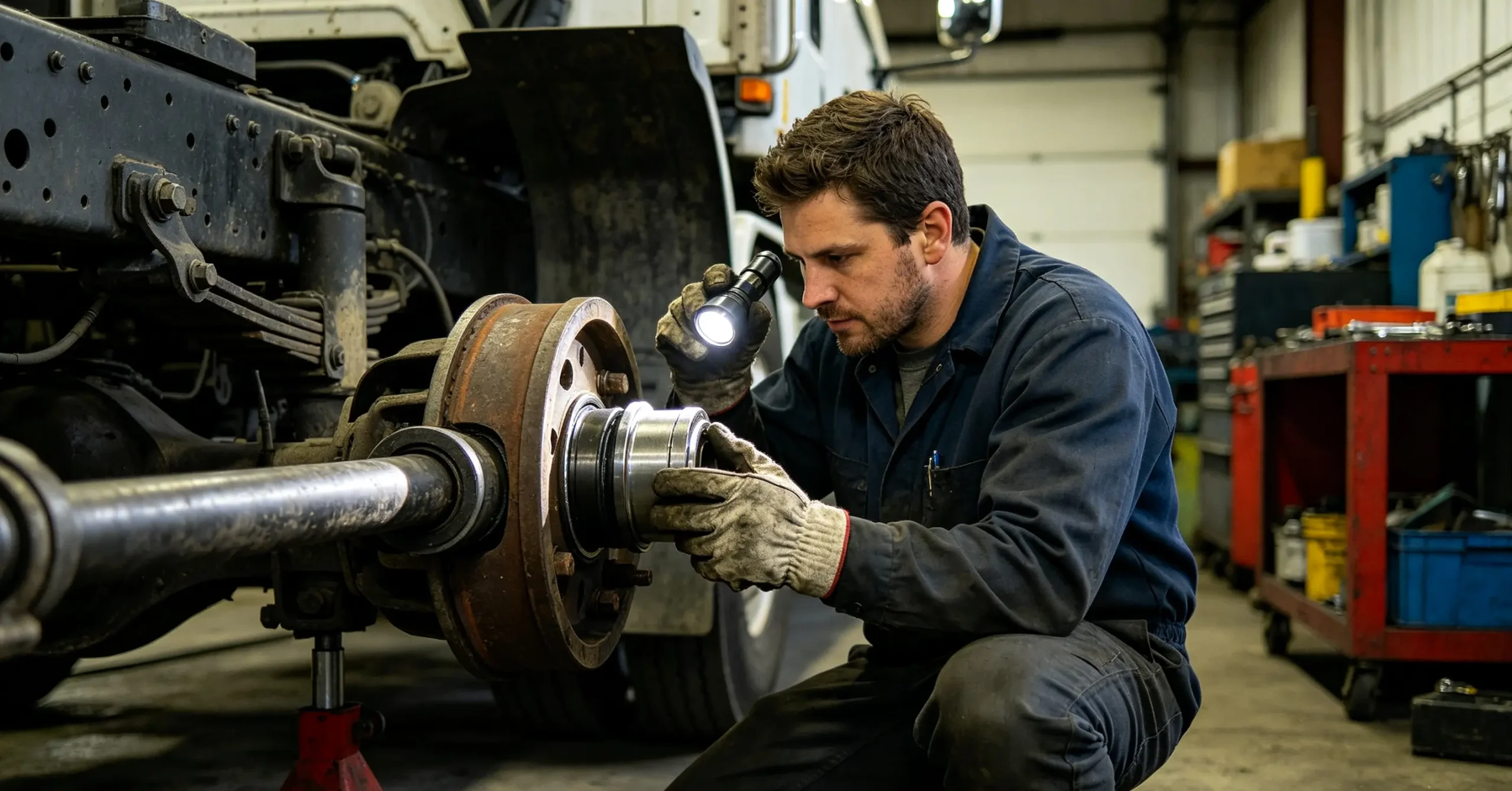 mechanic-inspecting-torque-rod-bushing