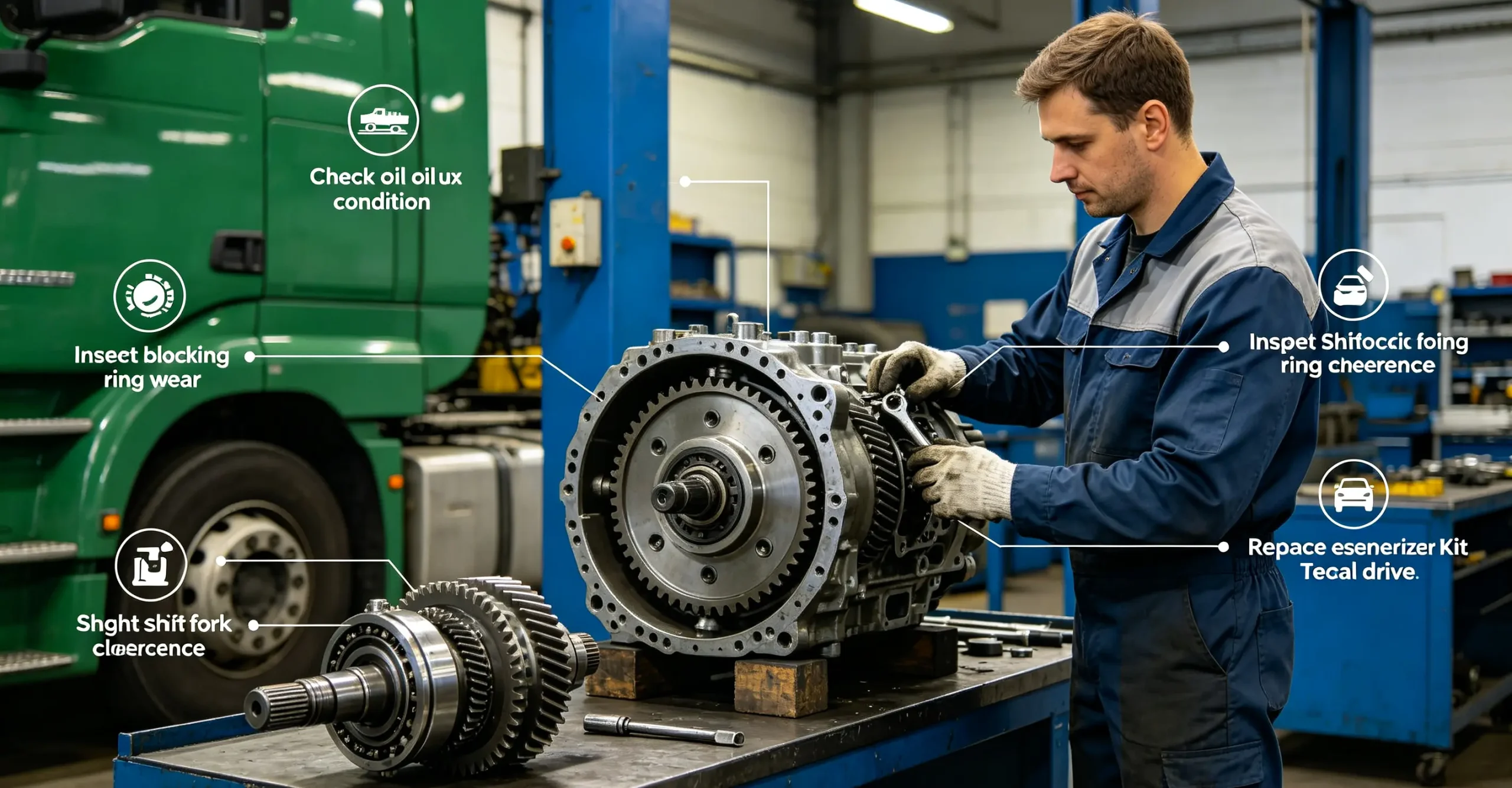 truck_gear_synchronizer_maintenance
