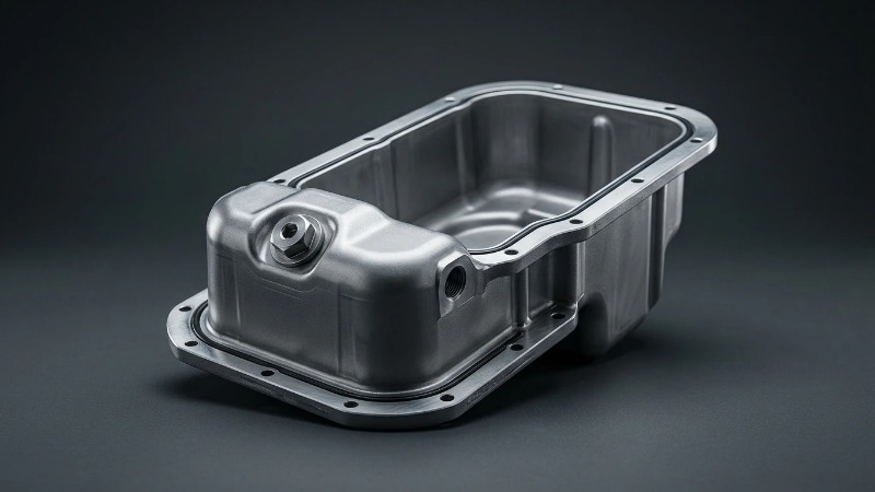 Oil Pan poleview_manufacturing_process_closeup