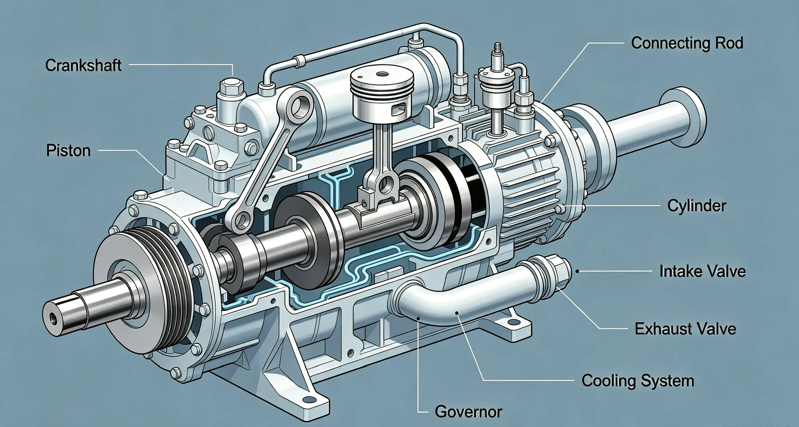 air-brake-compressor-internal-structure-components-diagram