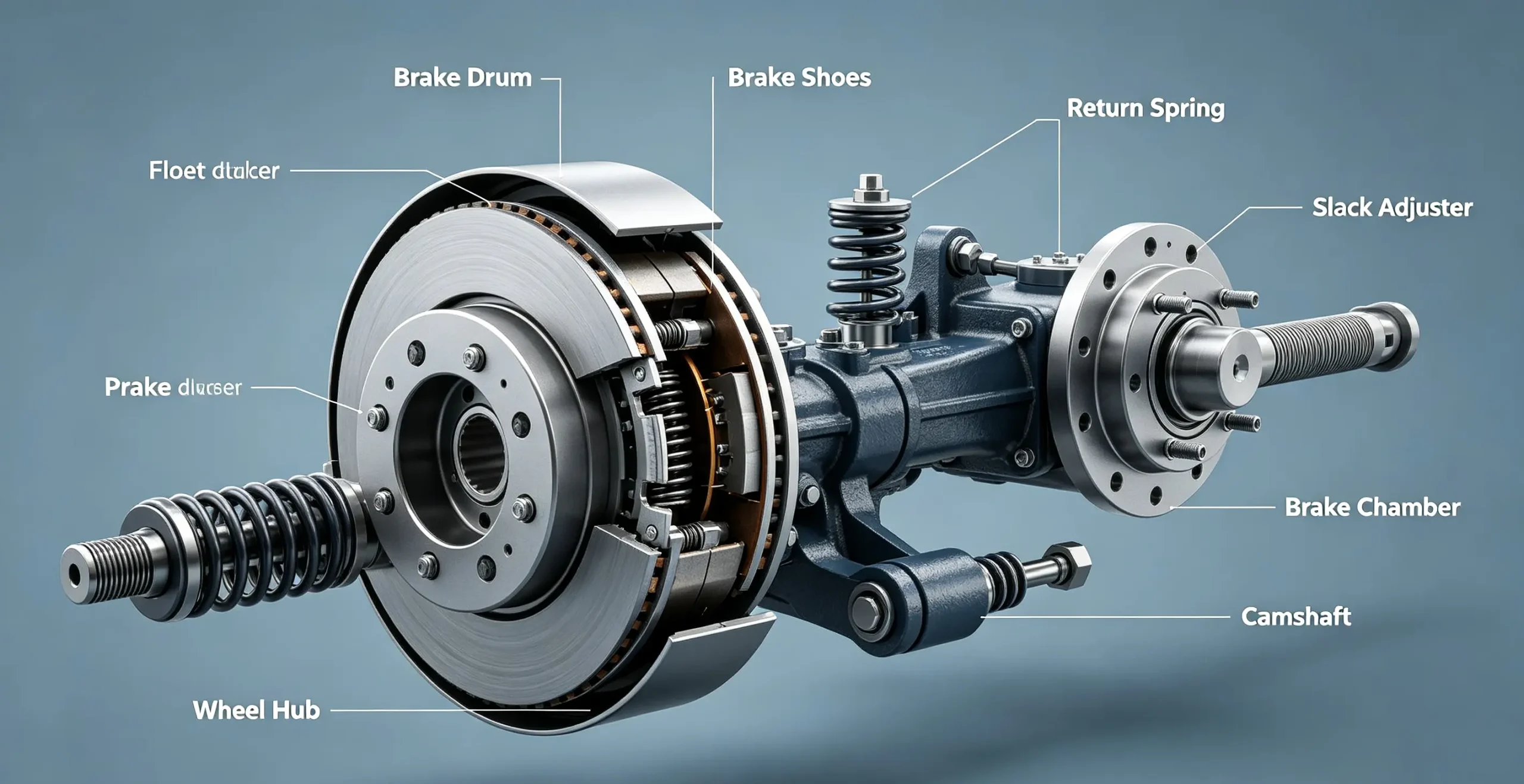 heavy-duty-truck-brake-drum-system-diagram