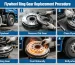 Heating and press fitting flywheel ring gear onto heavy truck flywheel