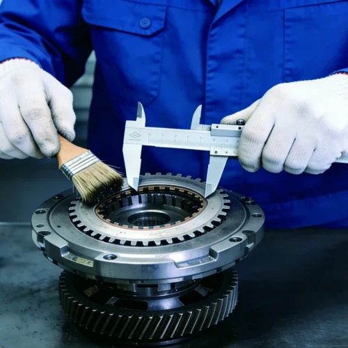 Flywheel Gear Ring Inspection Scene