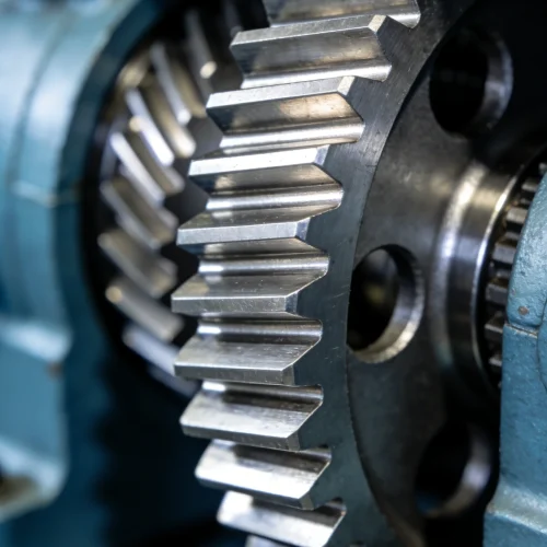 High-Quality Air Compressor Gear Close-Up