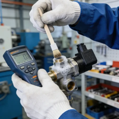 Solenoid Valve Maintenance Scene