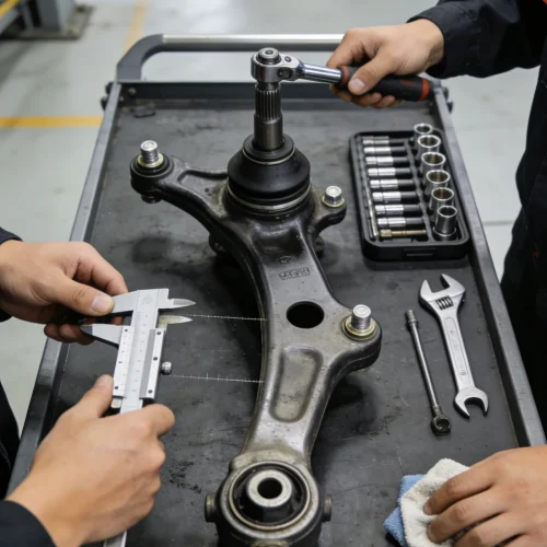 Steering Knuckle Maintenance Scene