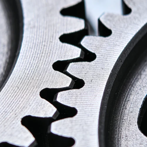 Transmission Gear Close-Up (High-Strength Alloy Steel)